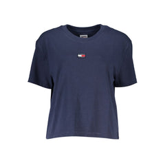Tommy Hilfiger Blue Cotton Tops & T-Shirt