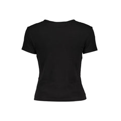 Tommy Hilfiger Black Cotton Tops & T-Shirt