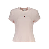Tommy Hilfiger Pink Cotton Tops & T-Shirt