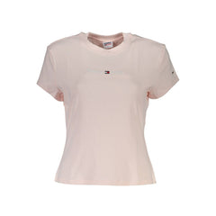 Tommy Hilfiger Pink Cotton Tops & T-Shirt