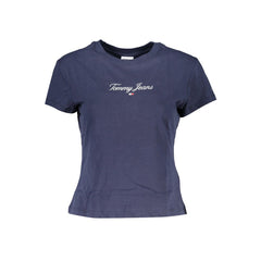 Tommy Hilfiger Blue Cotton Tops & T-Shirt