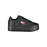 Tommy Hilfiger Black Polyester Sneaker