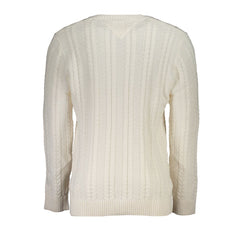 Tommy Hilfiger White Cotton Sweater