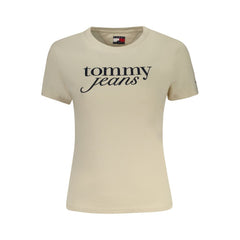 Tommy Hilfiger Beige Cotton Tops & T-Shirt