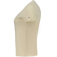 Tommy Hilfiger Beige Cotton Tops & T-Shirt