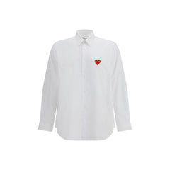 Comme Des Garçons Play Logoed cotton Shirt