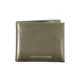 Tommy Hilfiger Green Leather Wallet