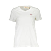 Levi's White Cotton Tops & T-Shirt