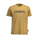 Napapijri Beige Cotton T-Shirt