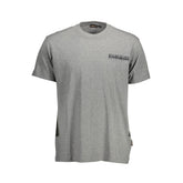 Napapijri Gray Cotton T-Shirt