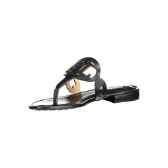 Ralph Lauren Black Leather Sandal