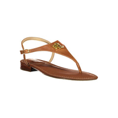 Ralph Lauren Brown Leather Sandal