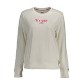 Tommy Hilfiger White Cotton Sweater