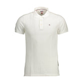 Tommy Hilfiger White Cotton Polo Shirt