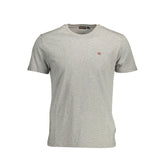 Napapijri Gray Cotton T-Shirt