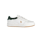 Ralph Lauren White Polyester Sneaker