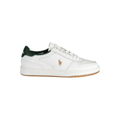 Ralph Lauren White Polyester Sneaker