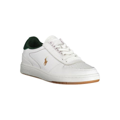 Ralph Lauren White Polyester Sneaker
