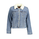 Levi's Blue Cotton Jackets & Coat