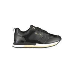 Tommy Hilfiger Black Polyester Sneaker