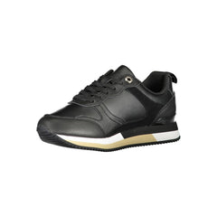 Tommy Hilfiger Black Polyester Sneaker