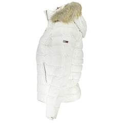 Tommy Hilfiger White Polyester Jackets & Coat
