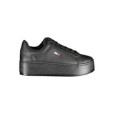 Tommy Hilfiger Black Polyester Sneaker