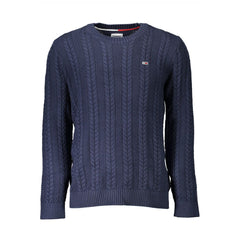 Tommy Hilfiger Blue Cotton Sweater