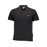 Levi's Black Cotton Polo Shirt