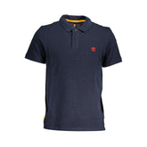 Timberland Blue Cotton Polo Shirt