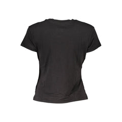 Tommy Hilfiger Black Cotton Tops & T-Shirt