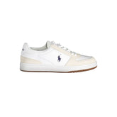 Ralph Lauren White Polyester Sneaker
