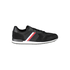 Tommy Hilfiger Black Polyester Sneaker