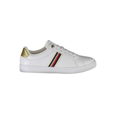Tommy Hilfiger White Polyester Sneaker