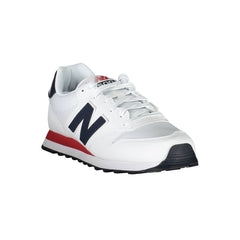 New Balance White Polyester Sneaker