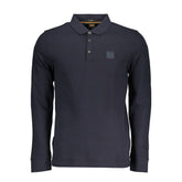 Hugo Boss Blue Cotton Polo Shirt