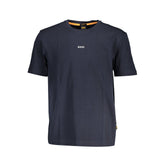 Hugo Boss Blue Cotton T-Shirt