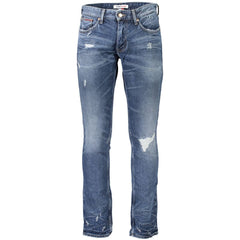 Tommy Hilfiger Blue Cotton Jeans & Pant