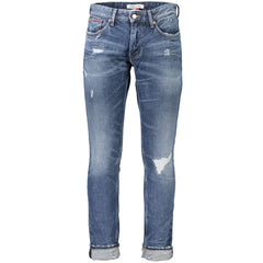 Tommy Hilfiger Blue Cotton Jeans & Pant