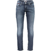 Tommy Hilfiger Black Cotton Jeans & Pant