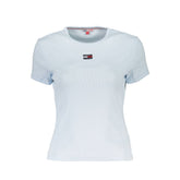 Tommy Hilfiger Blue Cotton Tops & T-Shirt
