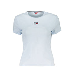 Tommy Hilfiger Blue Cotton Tops & T-Shirt