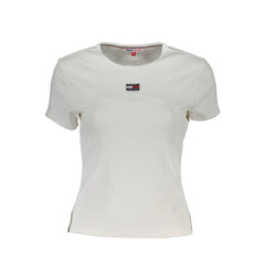 Tommy Hilfiger White Cotton Tops & T-Shirt