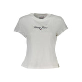 Tommy Hilfiger White Cotton Tops & T-Shirt