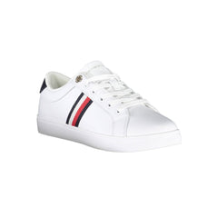Tommy Hilfiger White Polyester Sneaker
