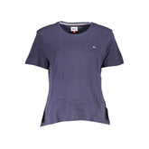 Tommy Hilfiger Blue Cotton Tops & T-Shirt