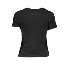 Tommy Hilfiger Black Cotton Tops & T-Shirt