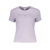 Tommy Hilfiger Purple Cotton Tops & T-Shirt