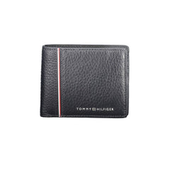 Tommy Hilfiger Blue Leather Wallet