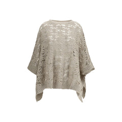 Brunello Cucinelli Crocheted Poncho